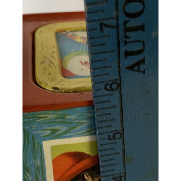 Vintage 1950s Mattel Metal Clown Wind Up Jack in the Box Toy READ - Picture 8 of 12